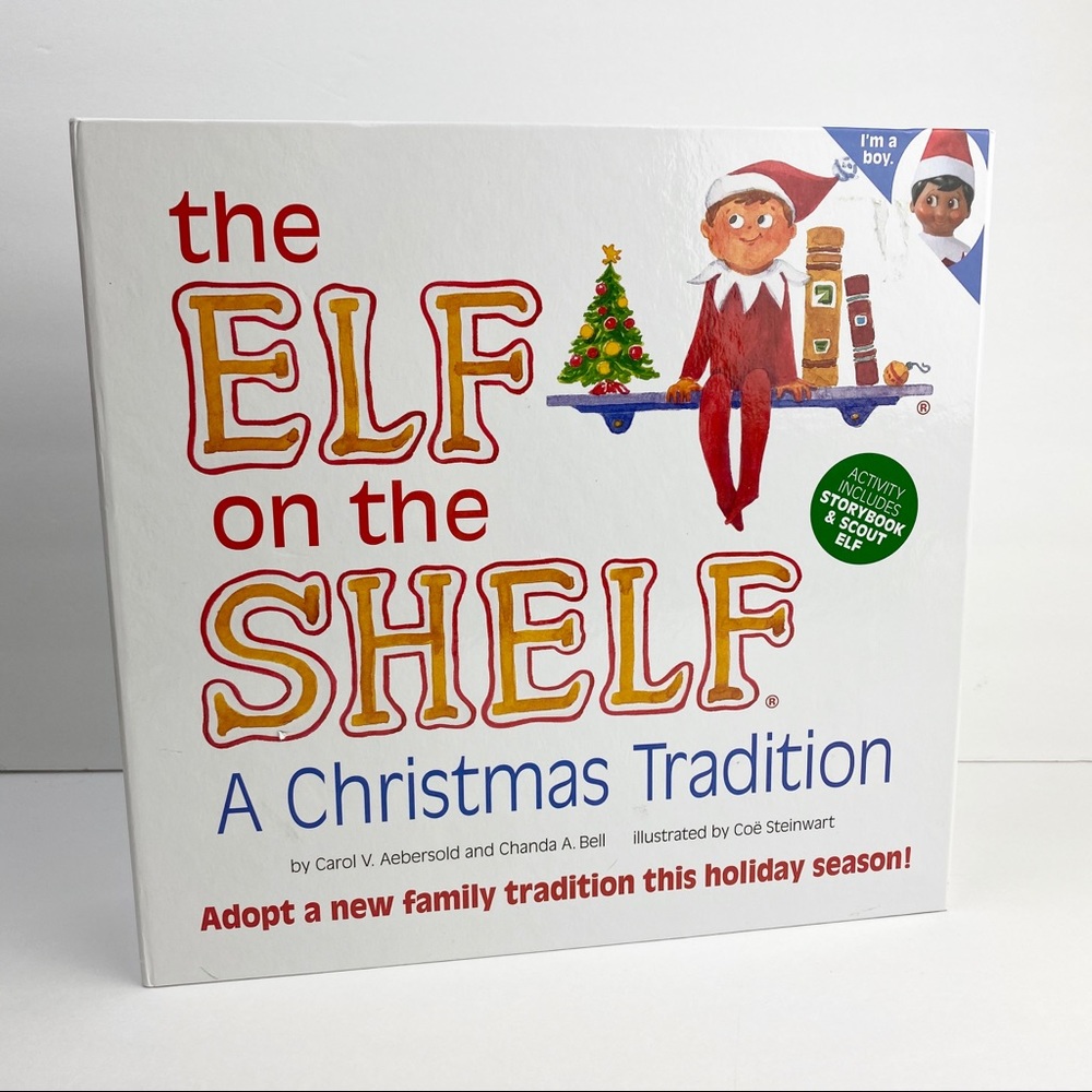 Elf on the Shelf Open Box Set of Boy Doll and Book - Picture 1 of 16